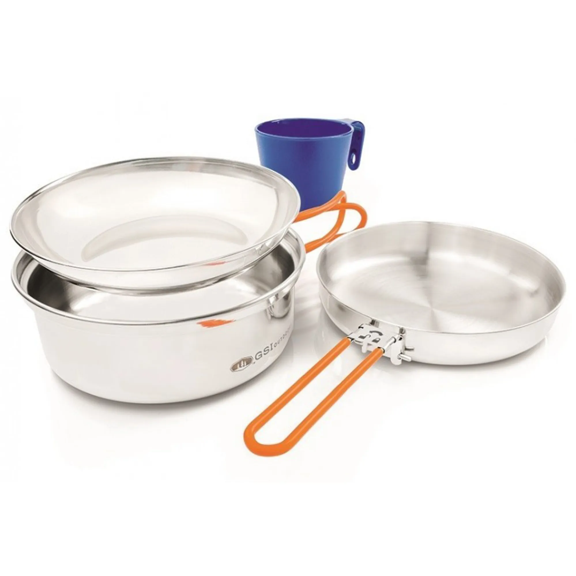 Gs Mess Kit GSI Glacier Stainless 1 Person Mess Kit