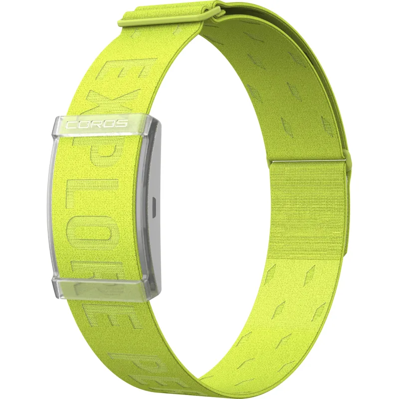 Coros Heart Rate Monitor in Lime Yellow-2