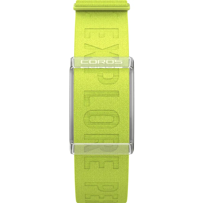Coros Heart Rate Monitor in Lime Yellow-3