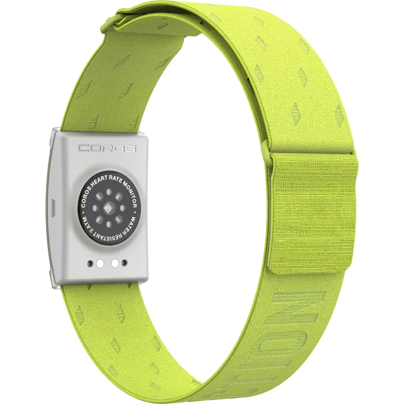 Coros Heart Rate Monitor in Lime Yellow