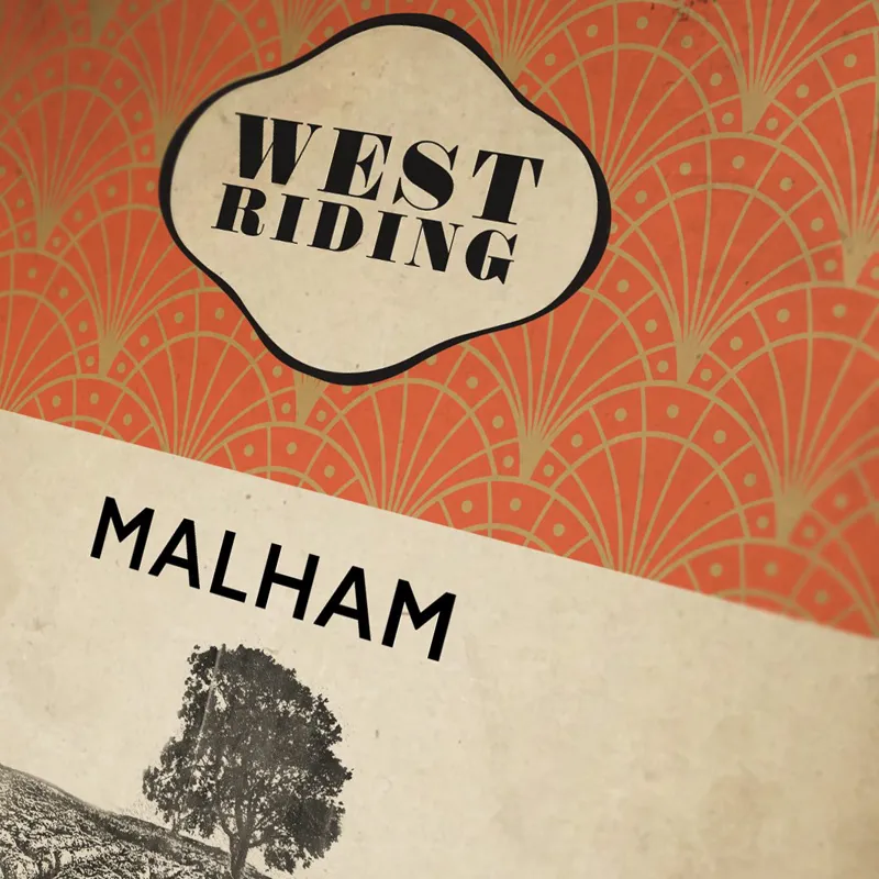 Malham Yorkshire Book Cover - A3 Framed Poster Print-1