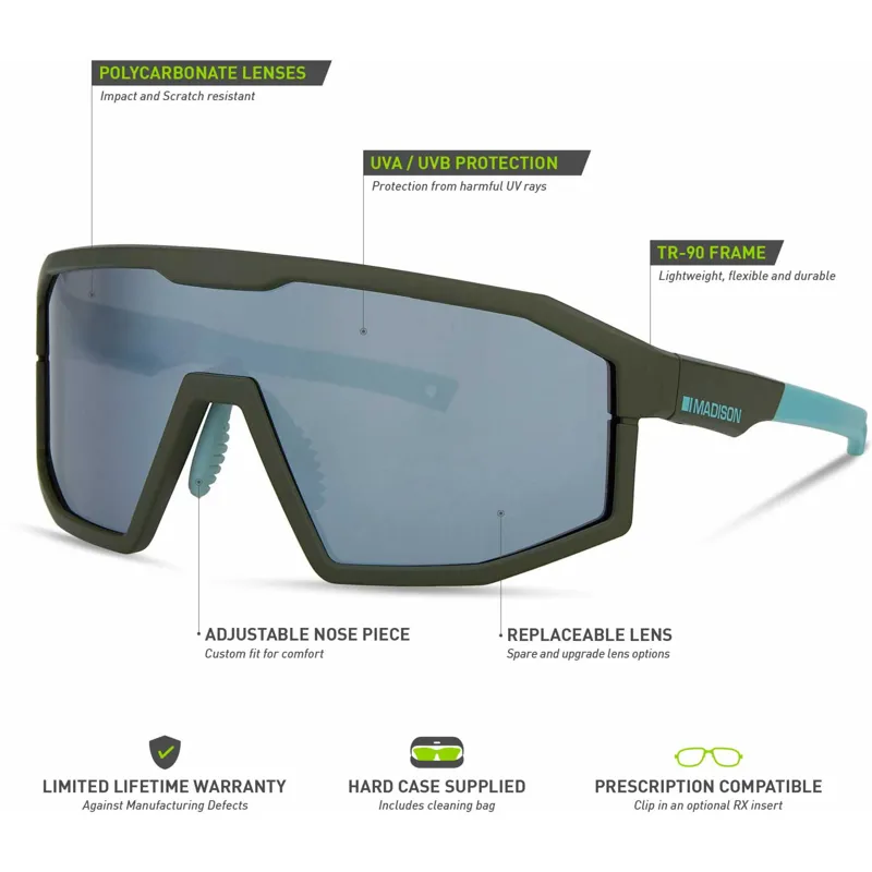 Madison Enigma 3 Pack Sunglasses in Smoke Mirror-5