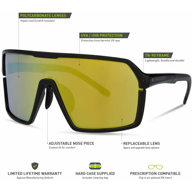 Madison Crypto 3 Pack Sunglasses in Bronze Mirror-6