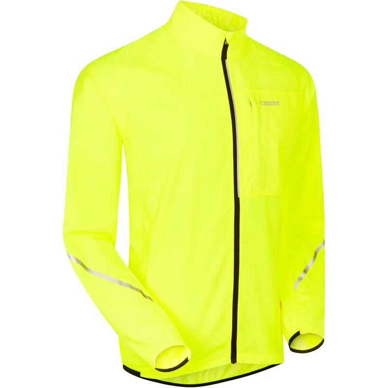 Madison Freewheel Packable Jacket in Hi-Viz Yellow-1