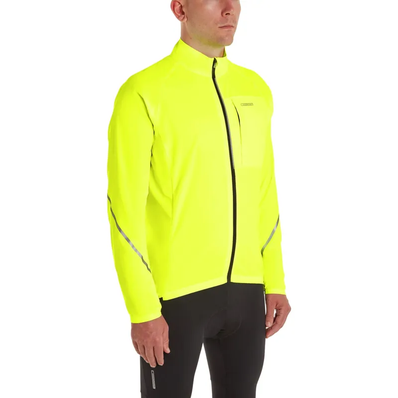 Madison Freewheel Packable Jacket in Hi-Viz Yellow-2