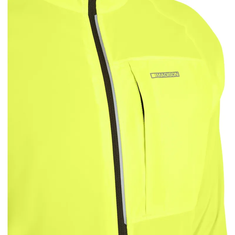 Madison Freewheel Packable Jacket in Hi-Viz Yellow-6