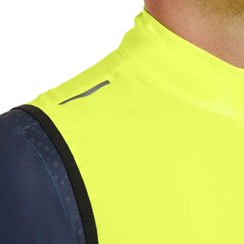 Madison Stellar Reflective Windproof Gilet in Hi-Viz Yellow-5