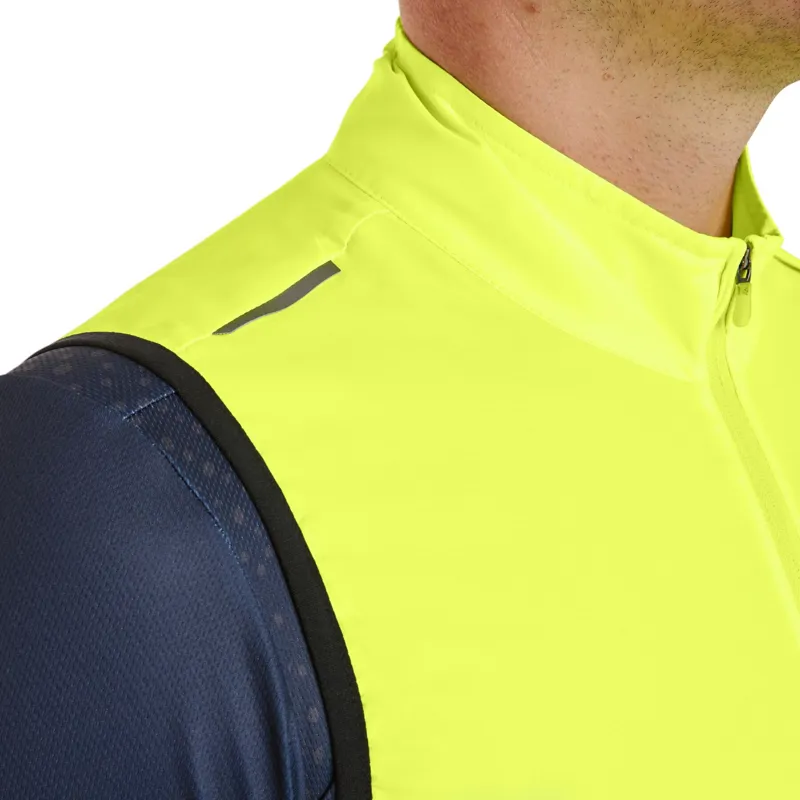Madison Stellar Reflective Windproof Gilet in Hi-Viz Yellow-7