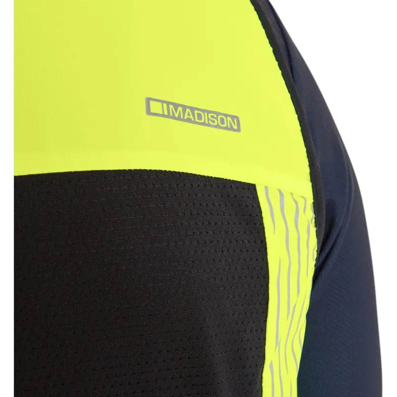 Madison Stellar Reflective Windproof Gilet in Hi-Viz Yellow-9