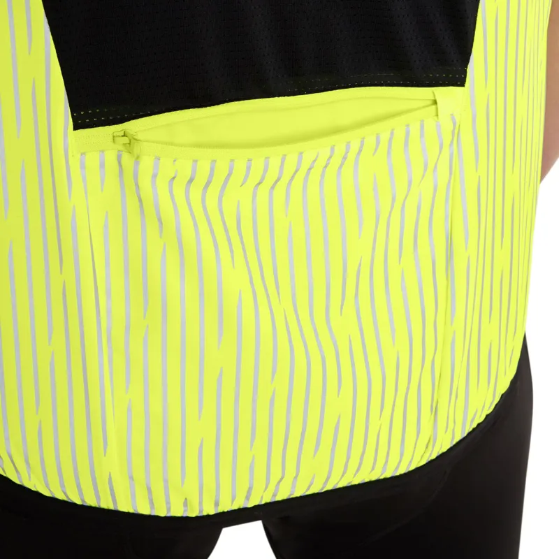 Madison Stellar Reflective Windproof Gilet in Hi-Viz Yellow-10