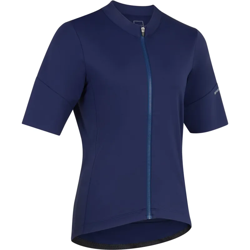 Madison Flux Women's Short Sleeve Jersey in Navy-1