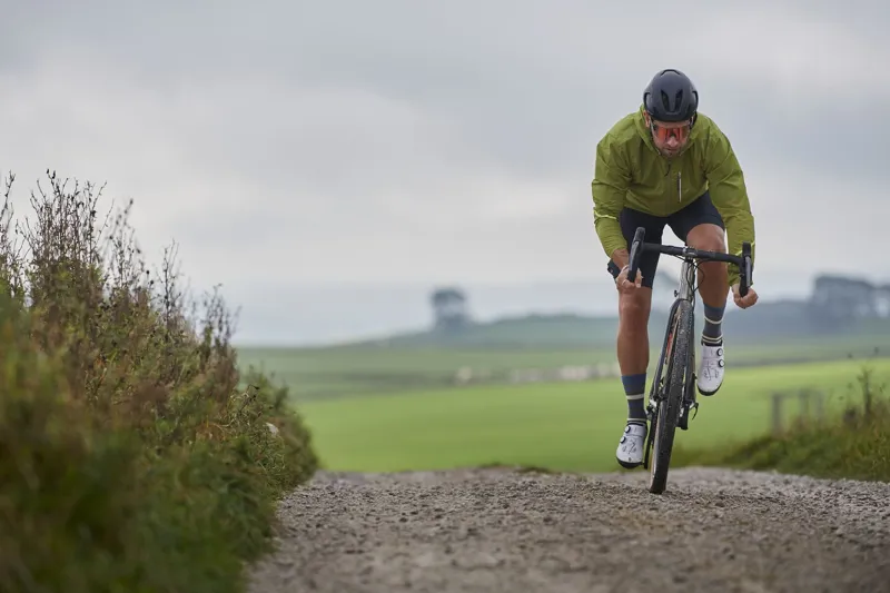 Madison Roam Men's Lightweight Windproof Packable Jacket in Golden Yellow-5