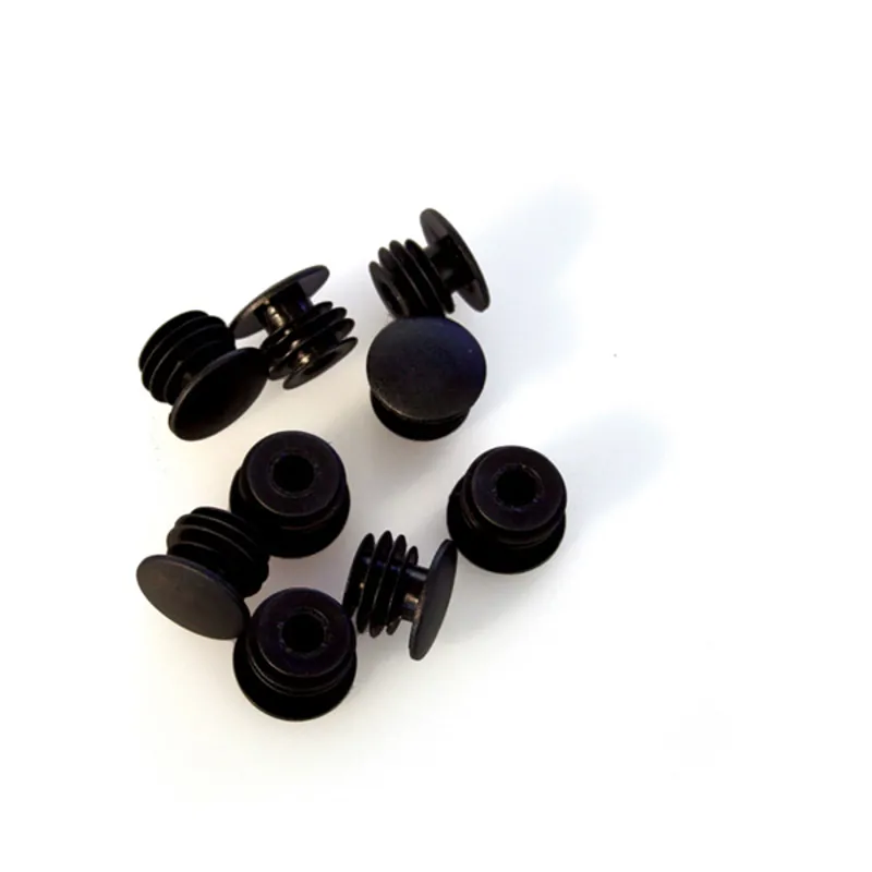 M Part Plastic Handlebar Plugs in Black - Pair