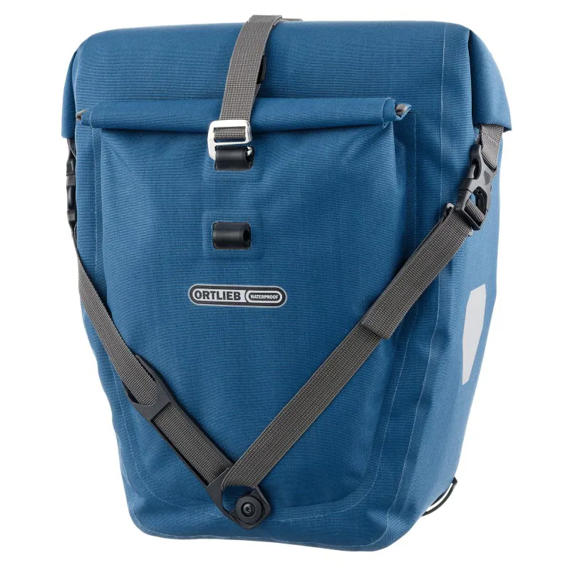 Ortlieb Back-Roller Plus QL2.2 Single Pannier Bag in Denim Blue