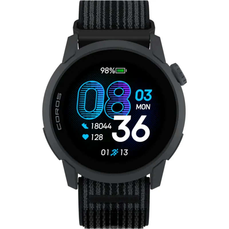Coros Pace 4 GPS Watch with Nylon Strap in Black-1