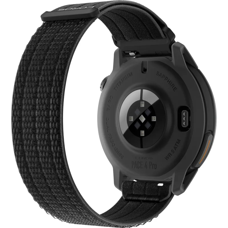 Coros PACE 4 Pro GPS Sport Watch - Black with Nylon Strap-2
