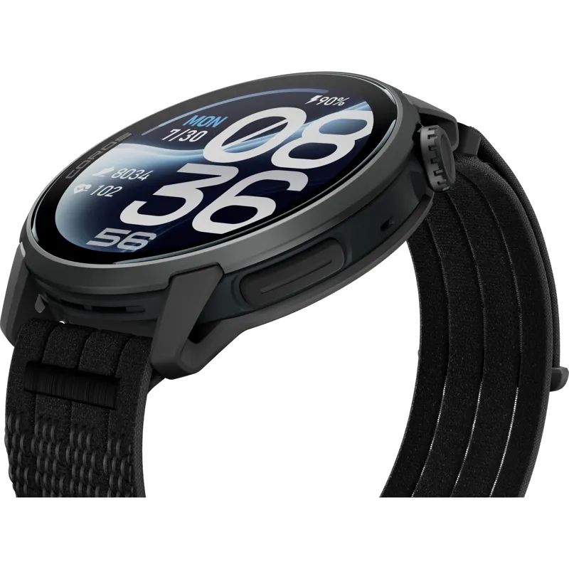 Coros PACE 4 Pro GPS Sport Watch - Black with Nylon Strap-3