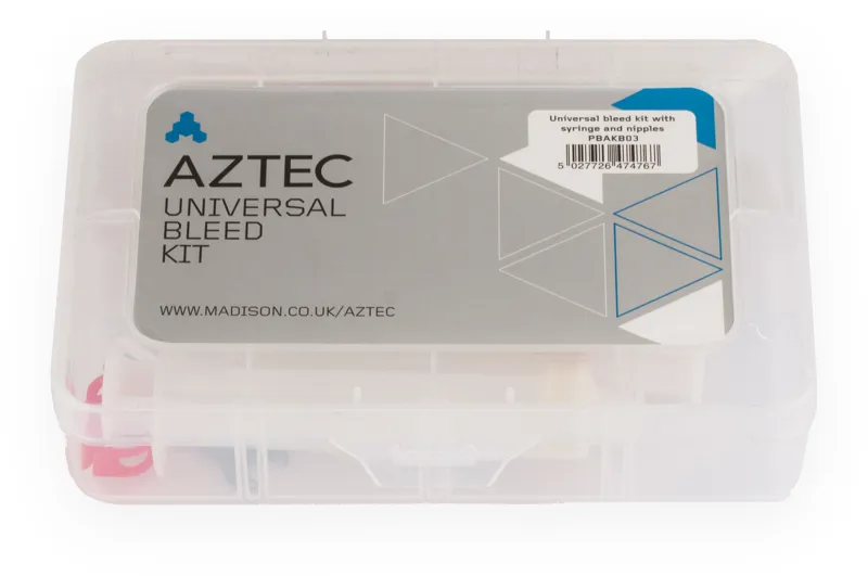 Aztec Universal bleed kit with syringe and nipples to suit most b