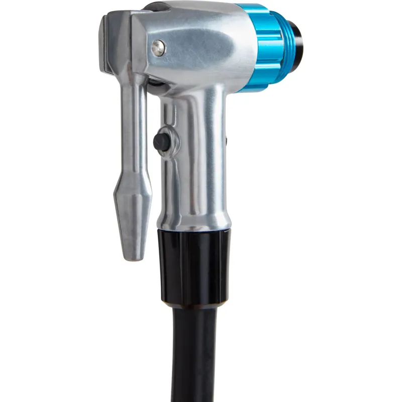Truflo Classictrax Floor Pump in Chrome Silver-3