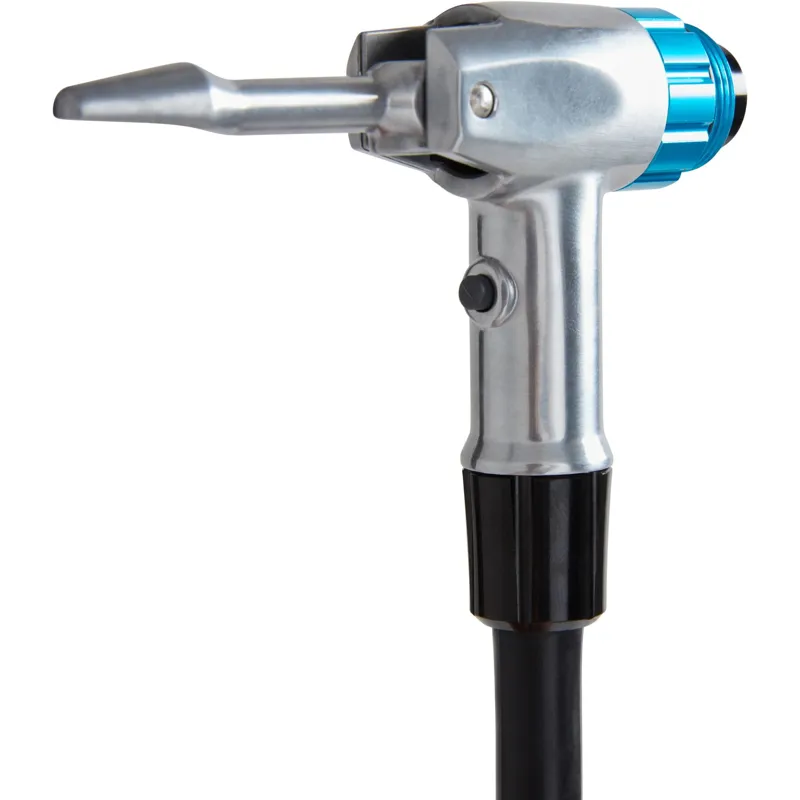 Truflo Classictrax Floor Pump in Chrome Silver-4