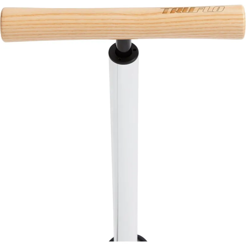 Truflo Classictrax Floor Pump in Chrome Silver-5