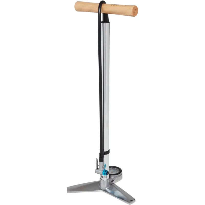 Truflo Classictrax Floor Pump in Chrome Silver-6