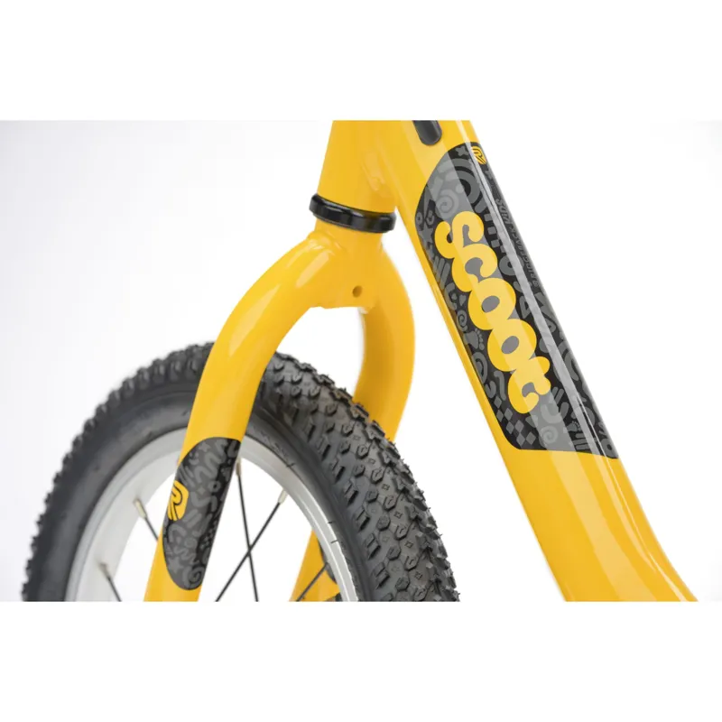 Ridgeback Scoot XL Balance Bike in Yeehaw Yellow-6