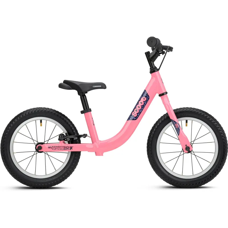 Ridgeback Scoot XL Balance Bike in Polly Pink