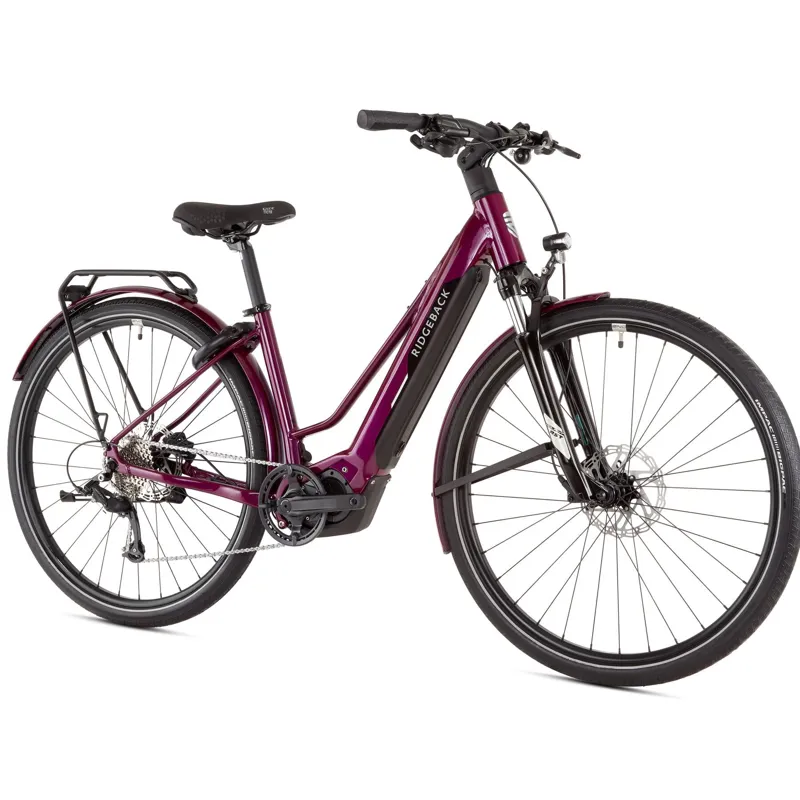 Ridgeback Advance 2W 504wh Electric Bike in Purple-1