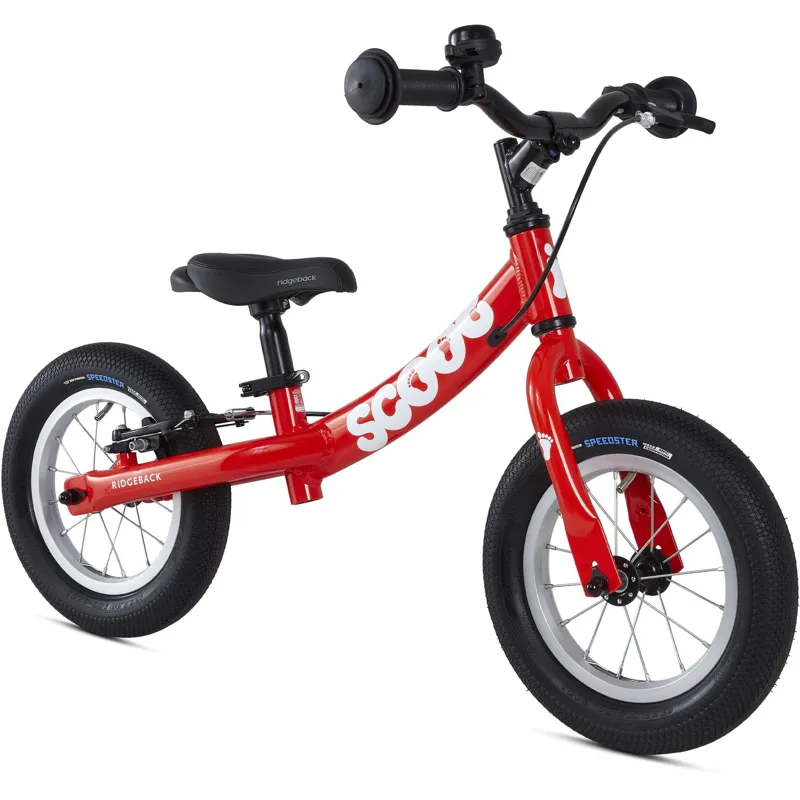 Ridgeback Scoot Kids Balance Bike in Red