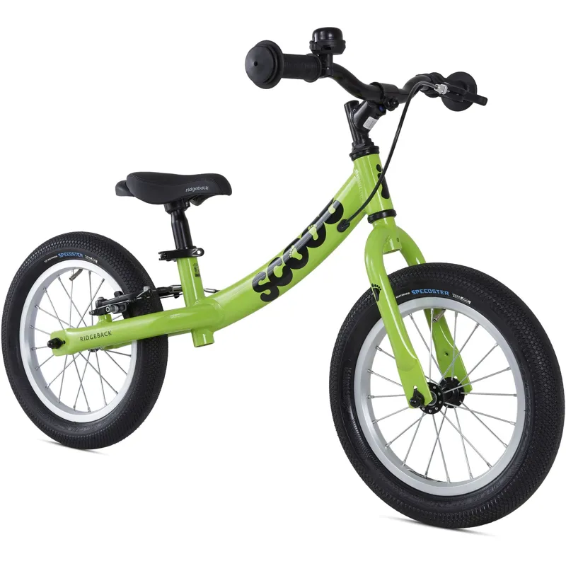 Ridgeback Scoot XL Kids Balance Bike in Green-1