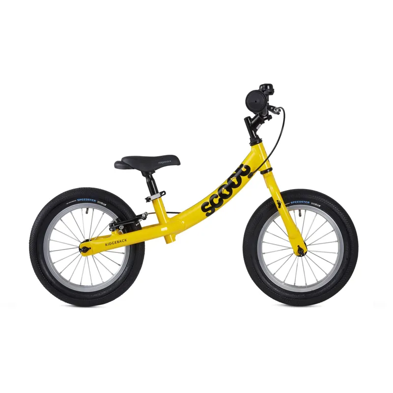 Ridgeback Scoot XL Kids Balance Bike in Yellow