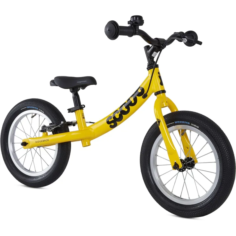 Ridgeback Scoot XL Kids Balance Bike in Yellow-1