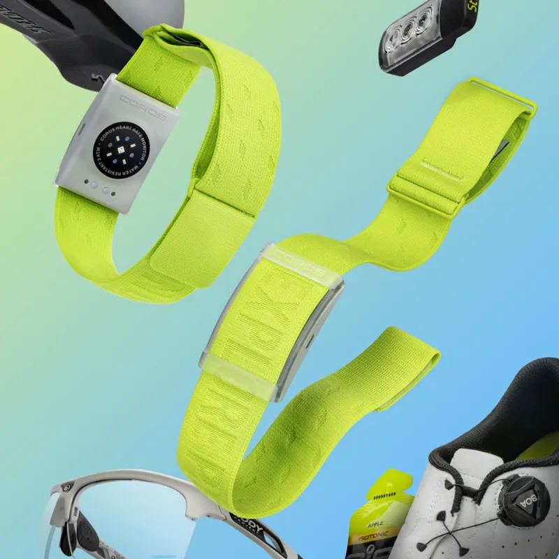 Coros Heart Rate Monitor in Lime Yellow-6