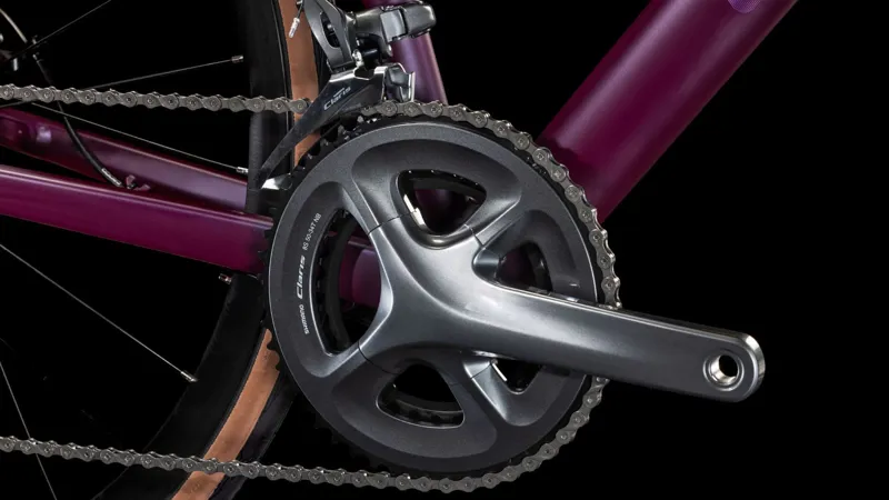 Cube Attain Pro Road Race Bike in Purple/Helio-4