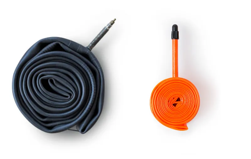 Tubolito S-Tubo CX/Gravel 42mm 650bx32c/700x50c PV Inner Tube in Orange-2
