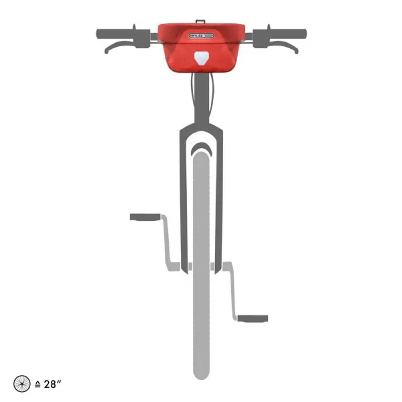 Ortlieb Ultimate Six Plus 5L Handlebar Bag in Red-2