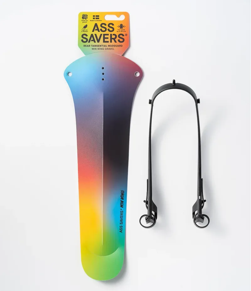 Ass Savers Win Wing 2 Gravel Rear Mudguard in Spektrum-2