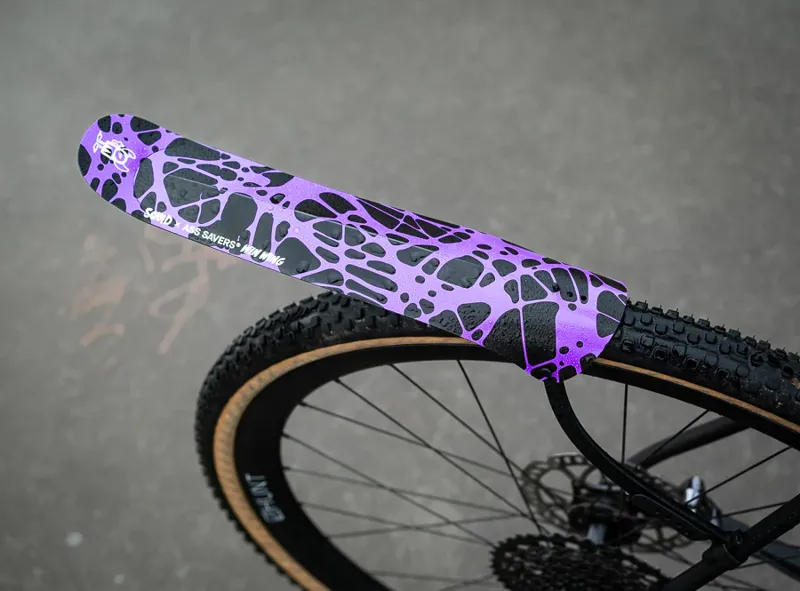 Ass Savers Win Wing 2 Gravel Rear Mudguard in Squid Purple