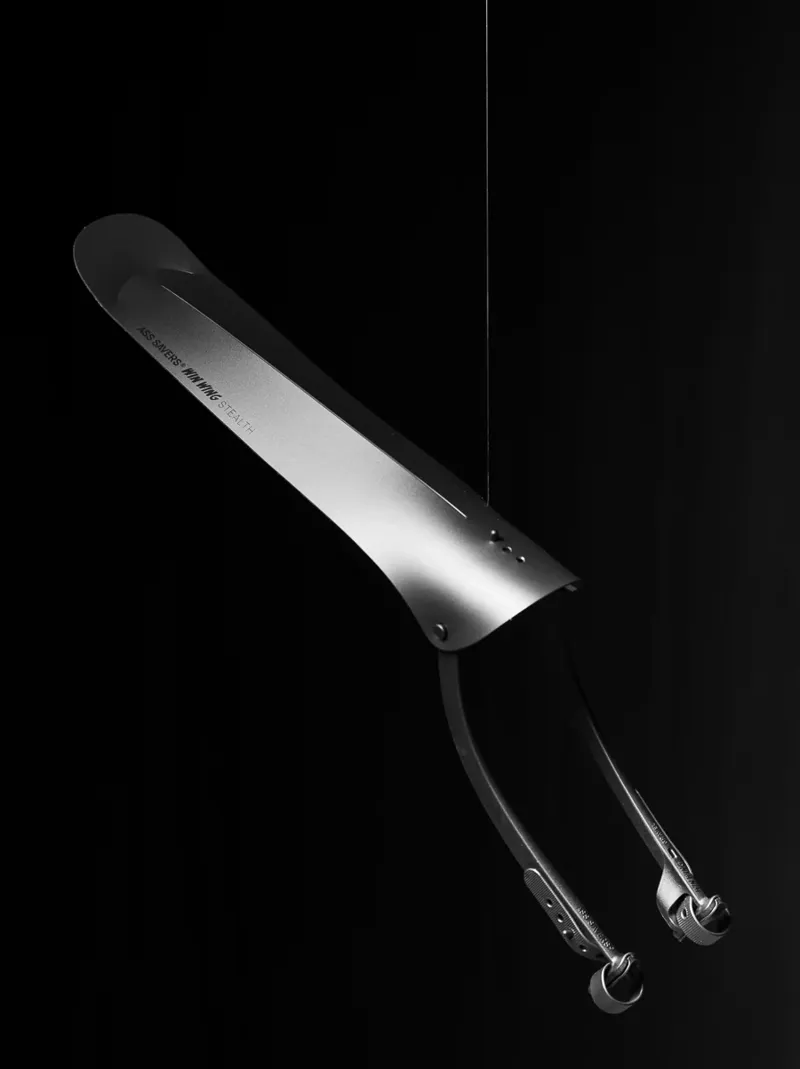 Ass Savers Win Wing 2 Gravel Rear Mudguard in Stealth-4
