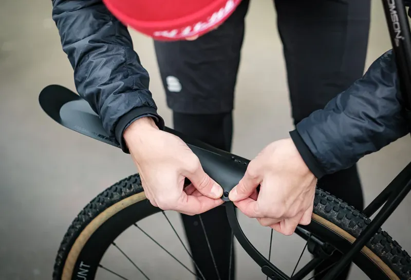 Ass Savers Win Wing 2 Gravel Rear Mudguard in Stealth-5