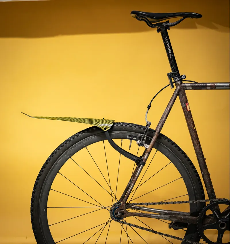 Ass Savers Win Wing 2 Gravel Rear Mudguard in Golden Groove-2
