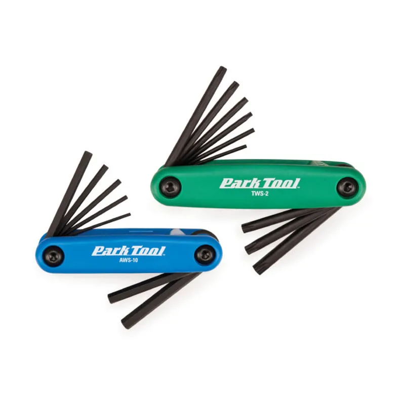 Park Tool FWS-2 Fold-Up Wrench Set in Blue