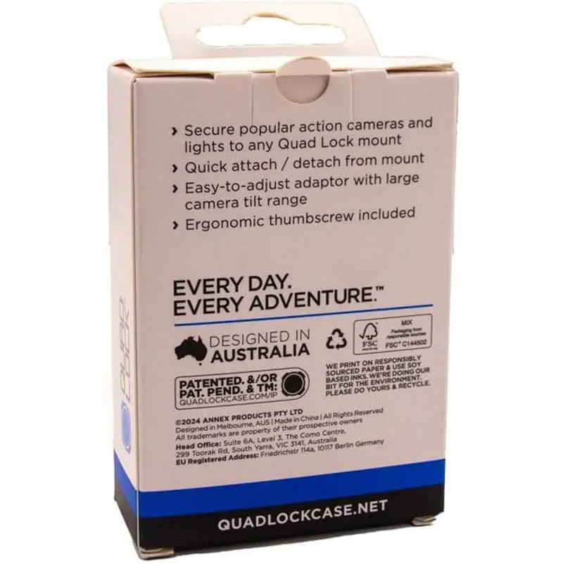 Quad Lock Action Camera Adaptor -1