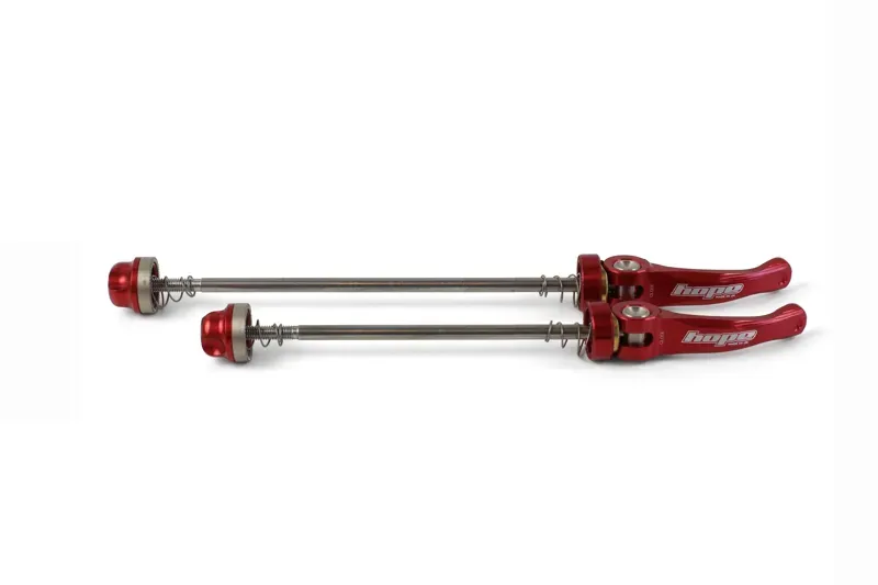 Hope Quick Release 130mm Skewer Pair in Red
