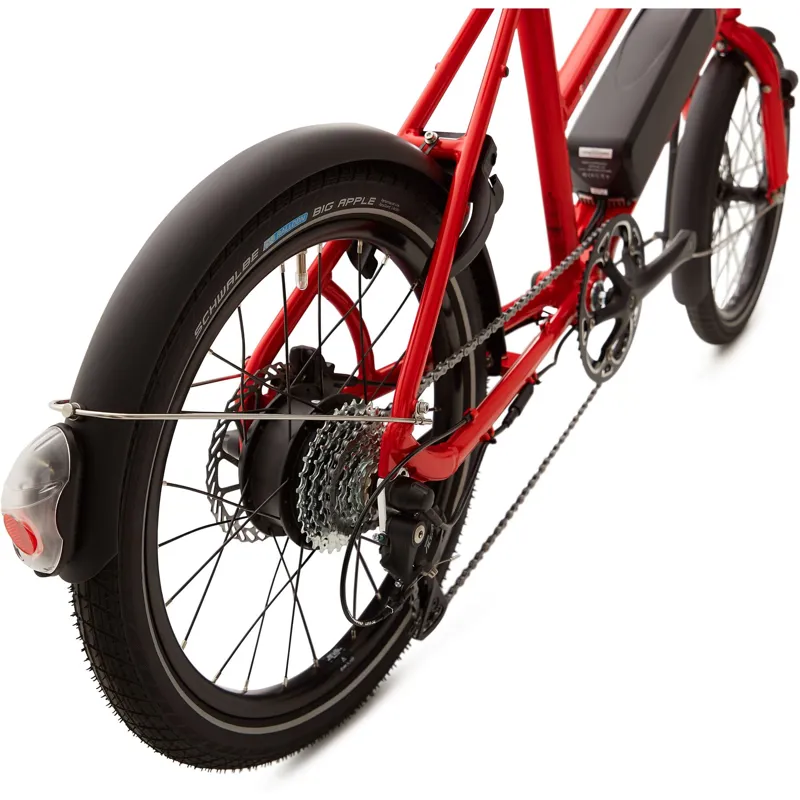 Ridgeback Errand Electric Bike - Red-6