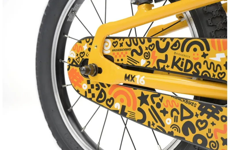 Ridgeback MX16 Kids Bike in Yeehaw Yellow-5
