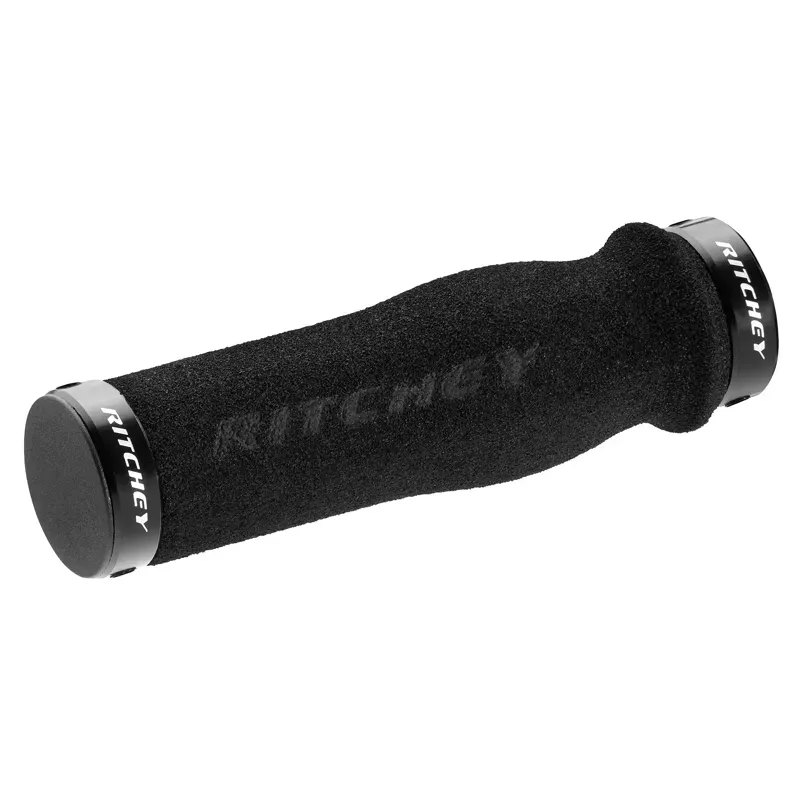 Ritchey Wcs Truegrip Ergo Neoprene Locking 130mm Mtb Handlebar Grips in Black