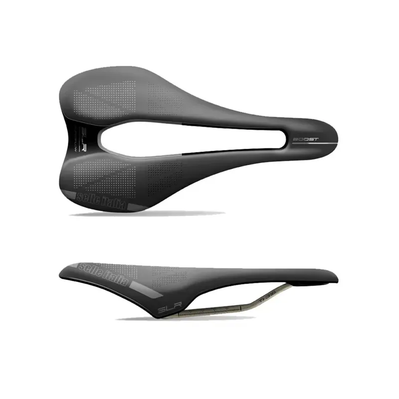 Selle Italia SLR Boost Superflow Ti316 Saddle in Black