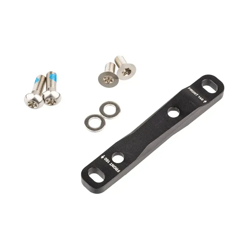 Sram Flat Mount Bracket Front - 0f/20f - front 140/Front 160 - Includes 2 Stainless Bracket and Caliper Mounting Bolts